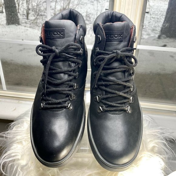 Geox Other - Geox Men BlackLeather Respira Chelsea Ankle Boot12